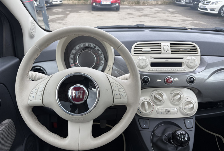 FIAT 500 1.2 / 69 CH / LOUNGE / FAIBLE KILOMETRAGE 8100 KM 