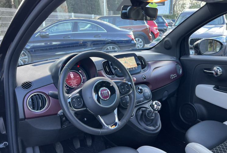 FIAT 500 1.2 69 Star / Distribution Neuve /  Seulement 18 900 km / Toit Pano / Carplay / Radars AR 