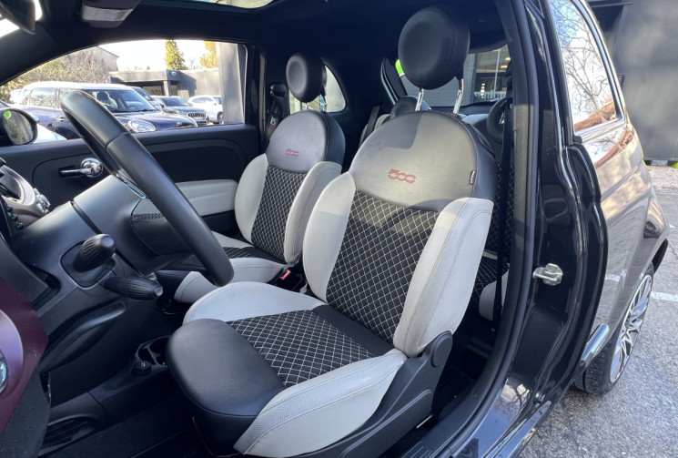 FIAT 500 1.2 69 Star / Distribution Neuve /  Seulement 18 900 km / Toit Pano / Carplay / Radars AR 