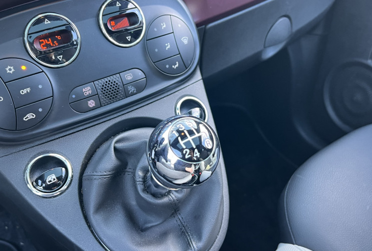 FIAT 500 1.2 69 Star / Distribution Neuve /  Seulement 18 900 km / Toit Pano / Carplay / Radars AR 