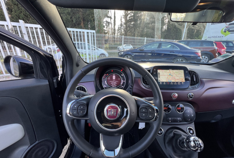 FIAT 500 1.2 69 Star / Distribution Neuve /  Seulement 18 900 km / Toit Pano / Carplay / Radars AR 