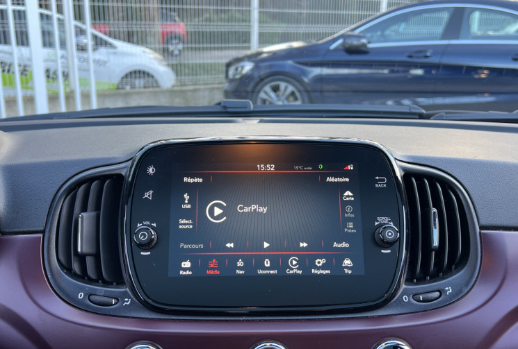 FIAT 500 1.2 69 Star / Distribution Neuve /  Seulement 18 900 km / Toit Pano / Carplay / Radars AR 