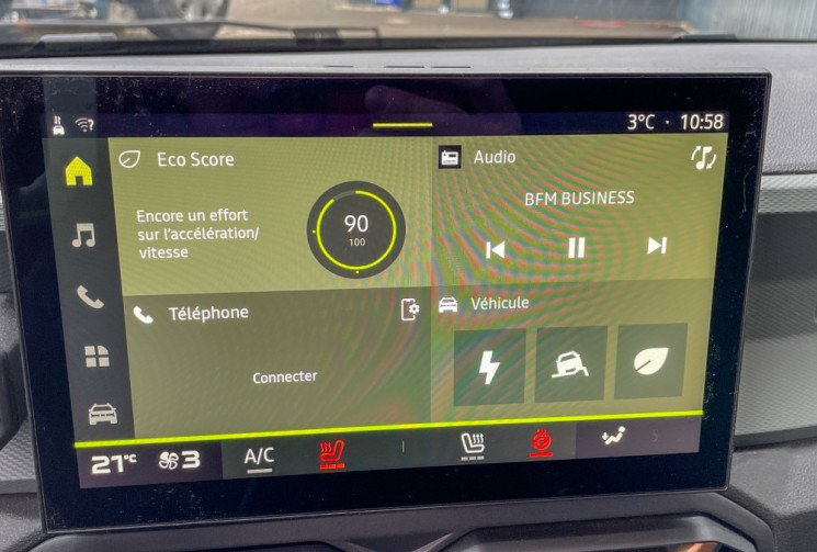 Dacia Duster 1.6 Hybrid 141cv HEV BVA EXTREME CAM 360  ANGLE MORT SIEGES VOLANT CHAUFFANTS PNEUS 4 S