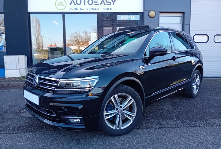 Volkswagen Tiguan 2.0 TDI 190 DSG7 4Motion Black R-Line -Toit ouvrant-Camera-Entretien VW complet