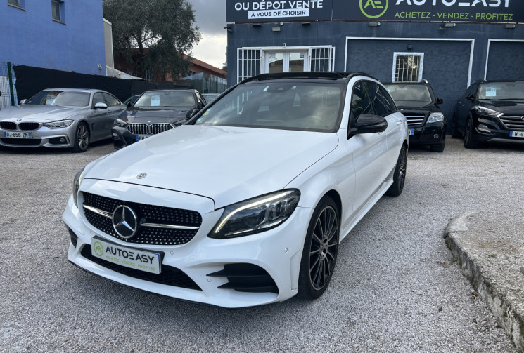 Mercedes CLASSE C BREAK IV (2) SW 220 D 194 Ch AMG LINE 9G-TRONIC * TOIT OUVRANT * CARPLAY