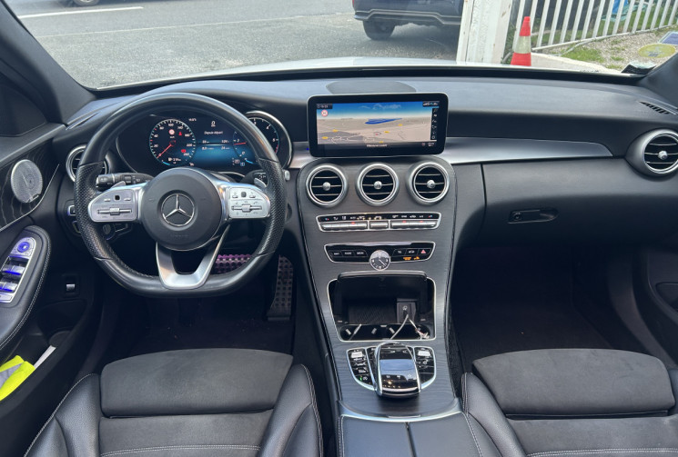 Mercedes CLASSE C BREAK IV (2) SW 220 D 194 Ch AMG LINE 9G-TRONIC * TOIT OUVRANT * CARPLAY