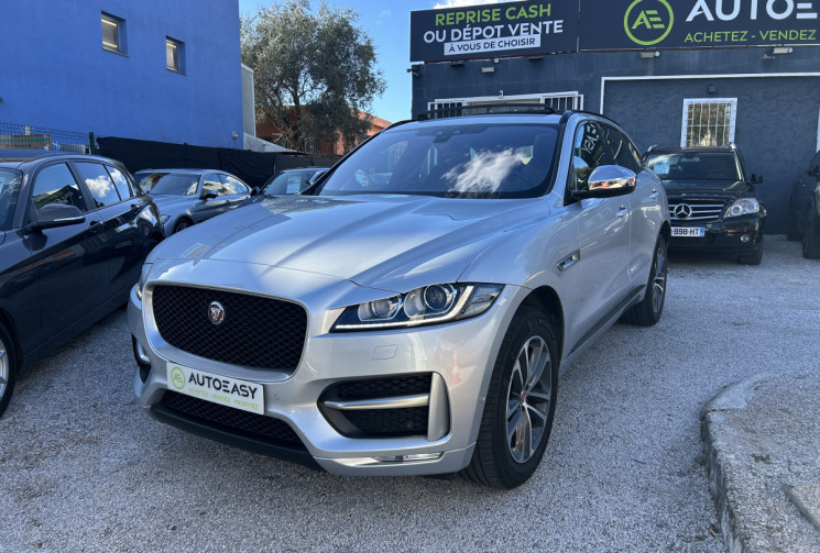 Jaguar F-Pace 2.0 D180 AWD R-SPORT BVA9 * TOIT OUVRANT * FEUX LED * CAMERA
