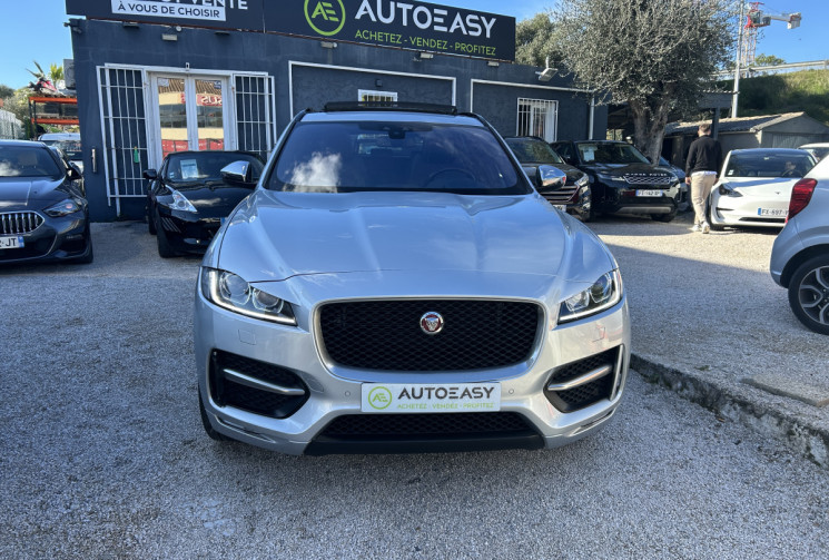 Jaguar F-Pace 2.0 D180 AWD R-SPORT BVA9 * TOIT OUVRANT * FEUX LED * CAMERA
