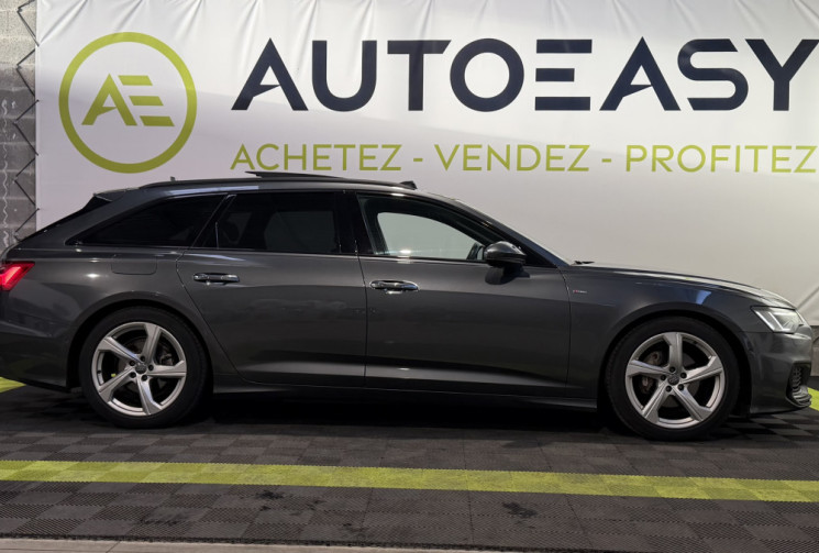 Audi A6 Avant 40 TDI 204 ch S line S tronic 7 – entretien complet – attelage – toit ouvrant
