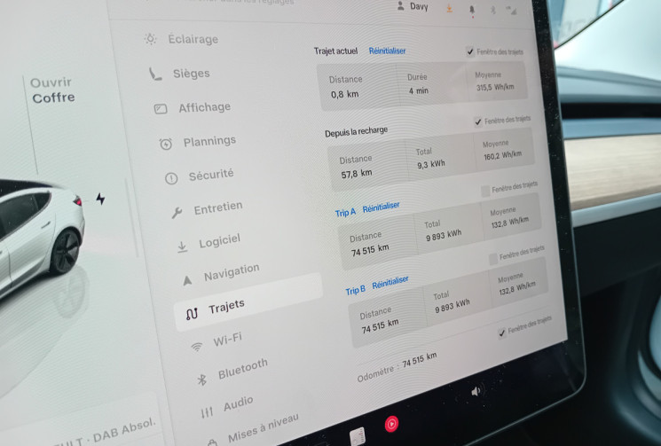 Tesla Model 3 Phase 2 Standard Propulsion 275 cv - Parfait état - AMD RYZEN - Pompe à chaleur - 