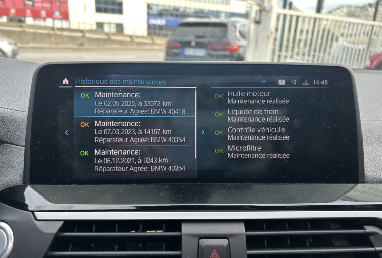 BMW X3 (G01) (2) XDRIVE 30E 292 Ch LUXURY BVA8 * TOIT OUVRANT * CAMERA 360 * ENTRETIEN BMW * CARPLAY