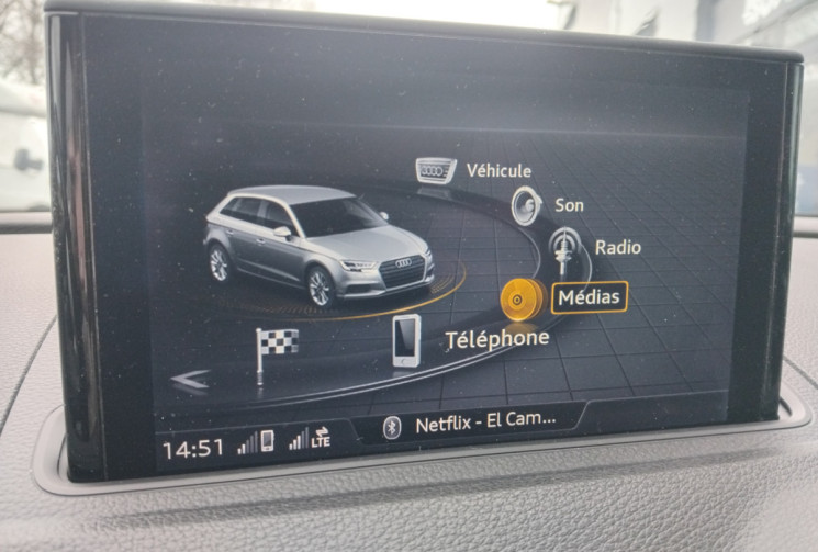 Audi A3 SPORTBACK 2.0 TDI 150 S LINE  S-Tronic - Suivi Audi - Caméra de recul 