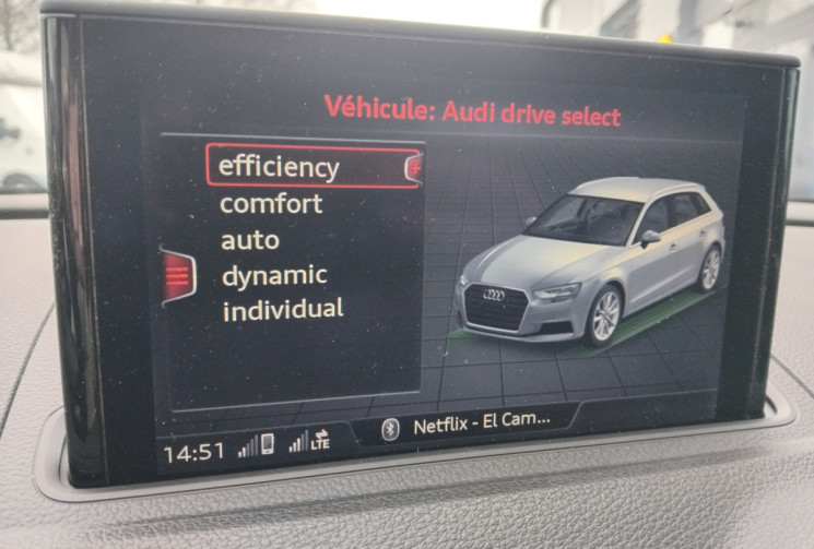 Audi A3 SPORTBACK 2.0 TDI 150 S LINE  S-Tronic - Suivi Audi - Caméra de recul 