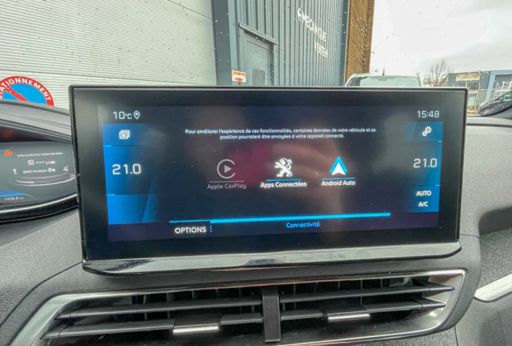 Peugeot 5008 PEUGEOT 5008 ALLURE 7 PLACES GARANTIE CONSTRUCTEUR 06/2026  CARNET PEUGEOT  CUIR NOIR 