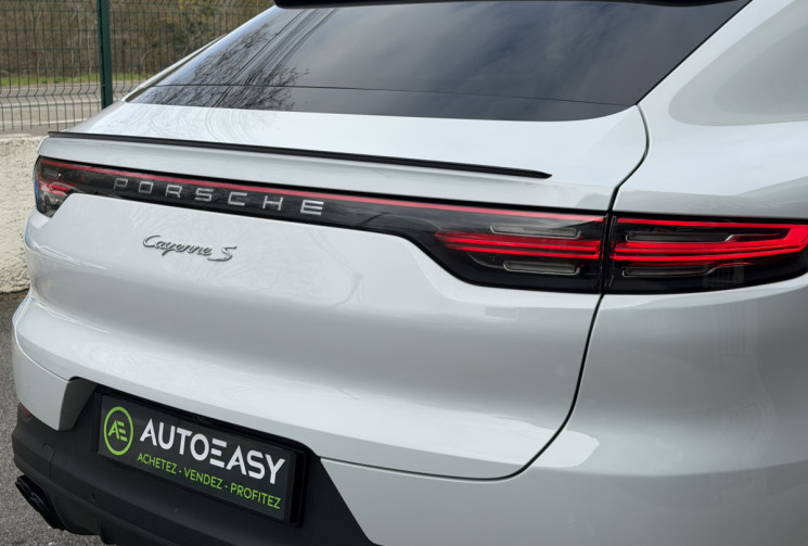 Porsche CAYENNE COUPE S 2.9 V6 440 ch / Toit Pano / Bose / Carplay / Camera 360 / Entretien Porsche