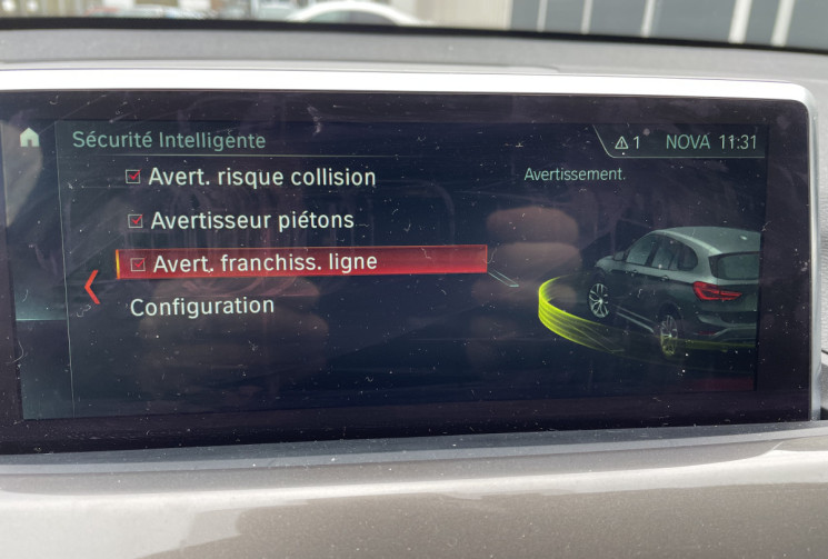 BMW X1 xDrive20dA 190 ch xLine / HUD / Caméra / JA + Pneus hiver