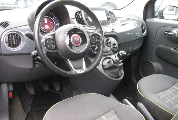 FIAT 500 1.2  69 Lounge Toit Panoramique Ecran tactile Bluetooth kit distribution ok