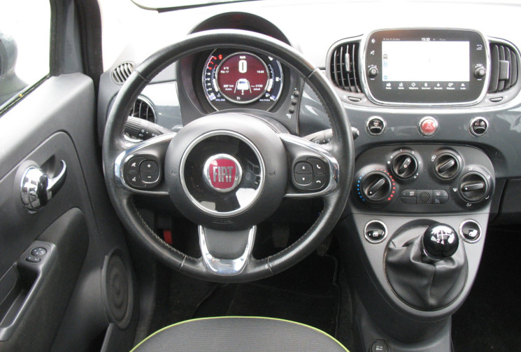 FIAT 500 1.2  69 Lounge Toit Panoramique Ecran tactile Bluetooth kit distribution ok