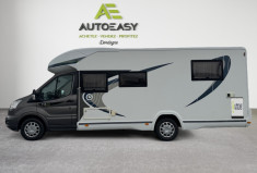 Ford Transit 2.2 155CH - CHAUSSON 718 XLB - CAMPING CAR / PARABOLE / PANNEAU SOLAIRE / CAMERA