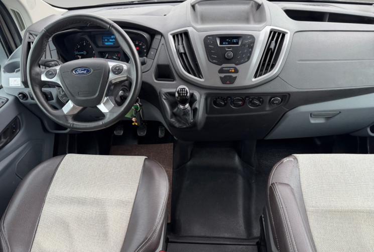 Ford Transit 2.2 155CH - CHAUSSON 718 XLB - CAMPING CAR / PARABOLE / PANNEAU SOLAIRE / CAMERA