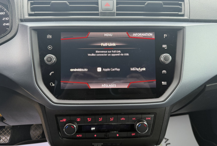 SEAT ARONA 1.0 TSI STYLE 95 CH BVM5 / SUIVI CONSTRUCTEUR A JOUR / CARPLAY 