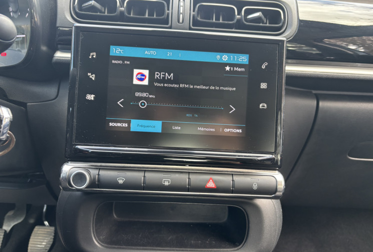 Citroën C3 FEEL 82cv APPLE CARPLAY - RADAR DE RECUL - CLIM - COMMANDE AU VOLANT 
