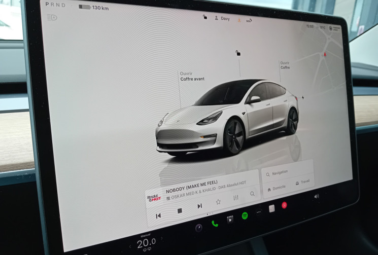 Tesla Model 3 Phase 2 Standard Propulsion 275 cv  - Pompe à chaleur -
