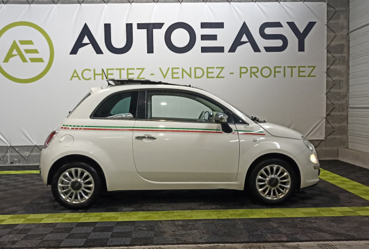 FIAT 500 1.2 8V 69 ch Lounge / Toit ouvrant panoramique / distribution ok / entretien à jour 
