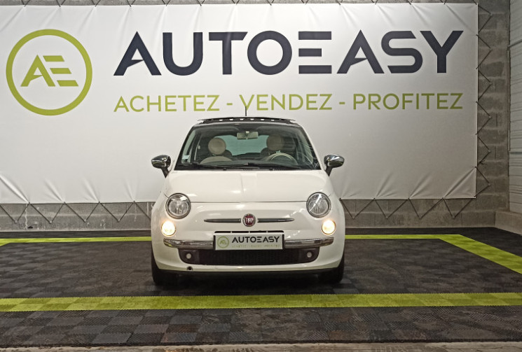 FIAT 500 1.2 8V 69 ch Lounge / Toit ouvrant panoramique / distribution ok / entretien à jour 