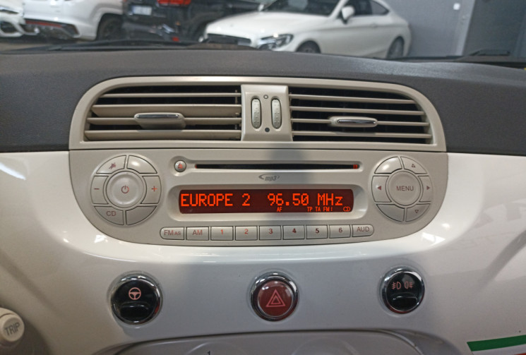 FIAT 500 1.2 8V 69 ch Lounge / Toit ouvrant panoramique / distribution ok / entretien à jour 