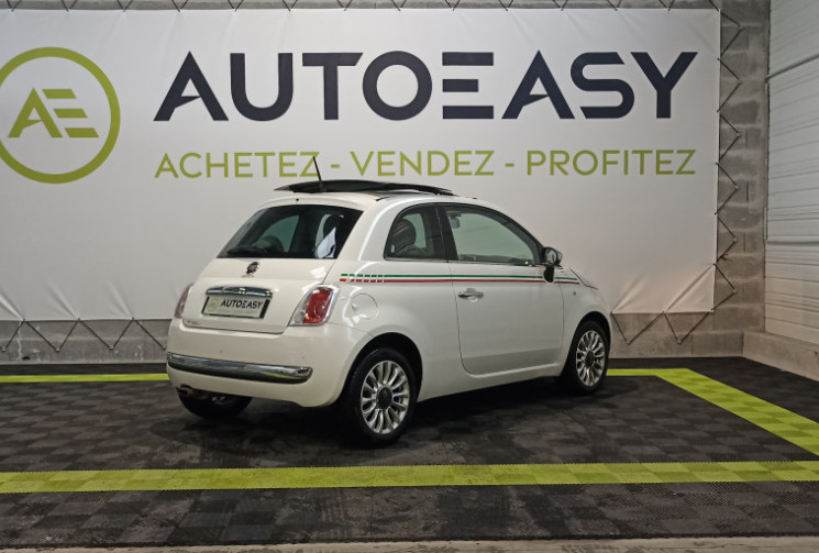 FIAT 500 1.2 8V 69 ch Lounge / Toit ouvrant panoramique / distribution ok / entretien à jour 