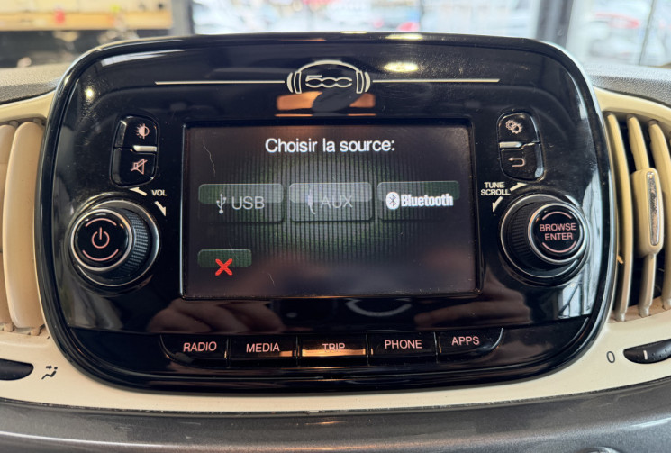 FIAT 500C 1.2 69ch LOUNGE