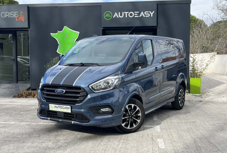 Ford Transit Custom 2.0 EcoBlue 170 L1H1 Sport BVA 5 Places / Garantie 2028 / Attelage / Caméra 
