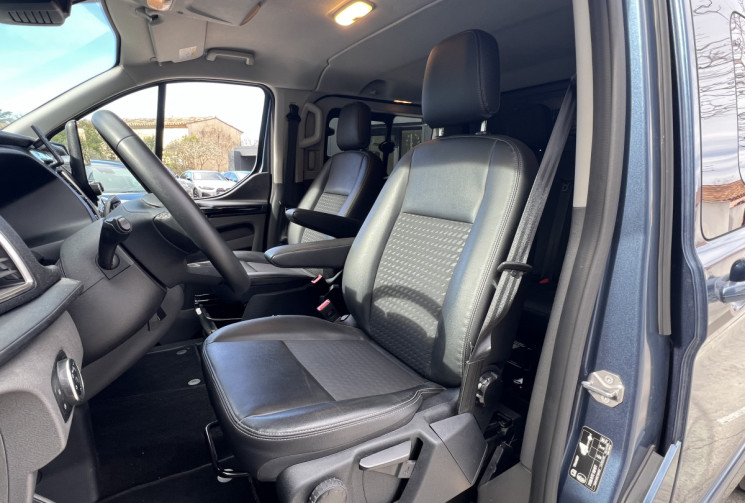 Ford Transit Custom 2.0 EcoBlue 170 L1H1 Sport BVA 5 Places / Garantie 2028 / Attelage / Caméra 