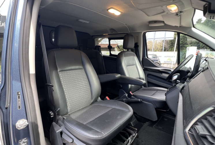 Ford Transit Custom 2.0 EcoBlue 170 L1H1 Sport BVA 5 Places / Garantie 2028 / Attelage / Caméra 