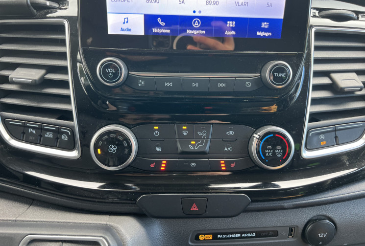 Ford Transit Custom 2.0 EcoBlue 170 L1H1 Sport BVA 5 Places / Garantie 2028 / Attelage / Caméra 