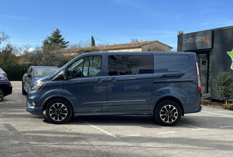 Ford Transit Custom 2.0 EcoBlue 170 L1H1 Sport BVA 5 Places / Garantie 2028 / Attelage / Caméra 