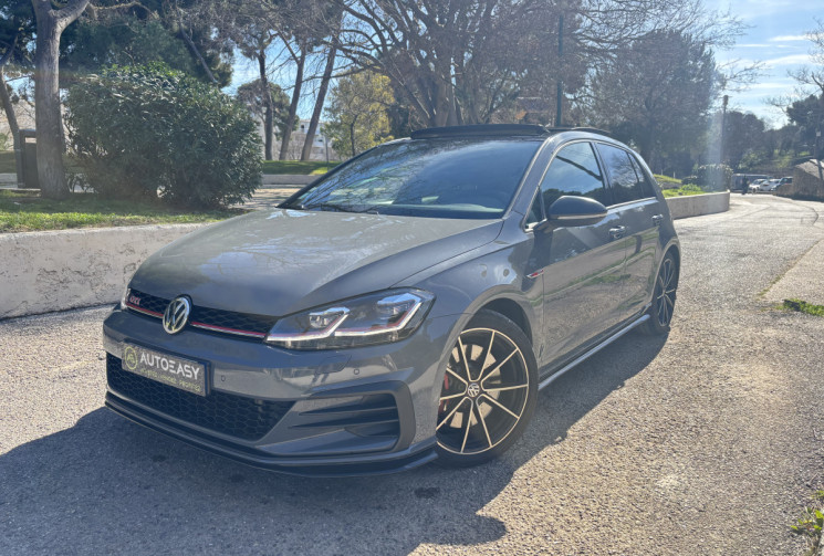 Volkswagen Golf VOLKSWAGEN GOLF 7 GTI TCR 290cv PURE GREY -TOIT OUVRANT - VIRTUAL COCKPIT - CARPLAY