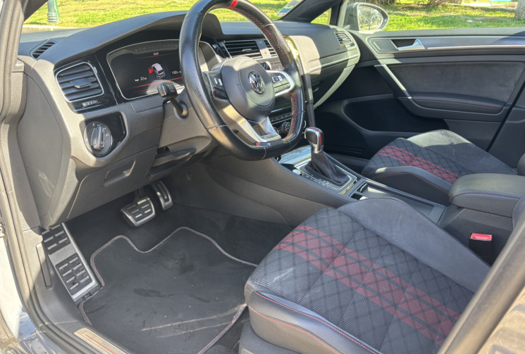 Volkswagen Golf VOLKSWAGEN GOLF 7 GTI TCR 290cv PURE GREY -TOIT OUVRANT - VIRTUAL COCKPIT - CARPLAY