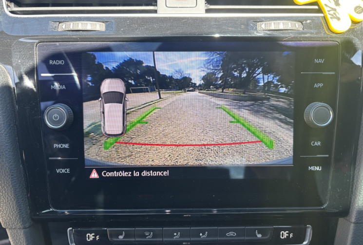 Volkswagen Golf VOLKSWAGEN GOLF 7 GTI TCR 290cv PURE GREY -TOIT OUVRANT - VIRTUAL COCKPIT - CARPLAY