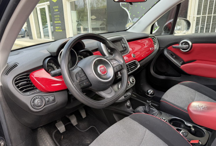 FIAT 500X 1.3 Multijet 95 ch ROSSO AMORE / TOIT OUVRANT / FULL ENTRETIEN / GARANTIE 6 MOIS