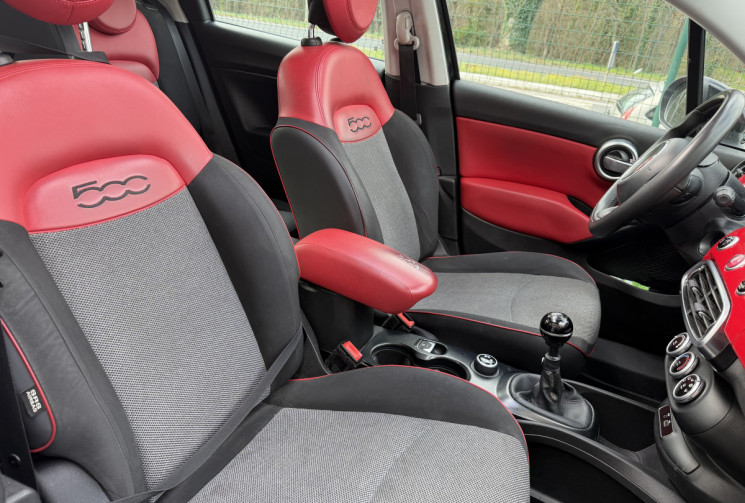 FIAT 500X 1.3 Multijet 95 ch ROSSO AMORE / TOIT OUVRANT / FULL ENTRETIEN / GARANTIE 6 MOIS
