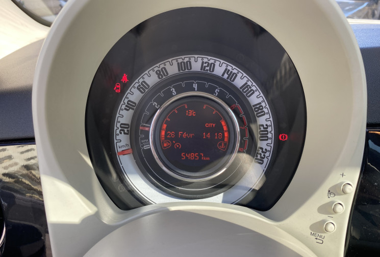 FIAT 500 1.2 mpi  69 ch LOUNGE phase 3