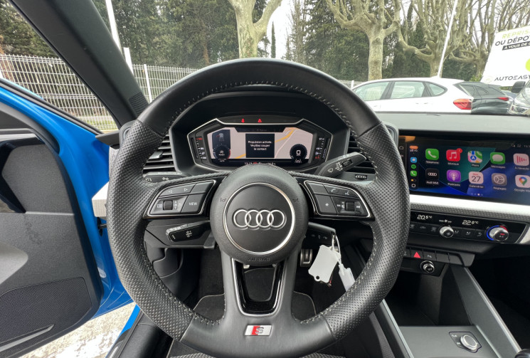 Audi A1 Sportback 30 TFSI 116 BVM6 S Line / Véhicule Français / Carplay / Radars AV AR 