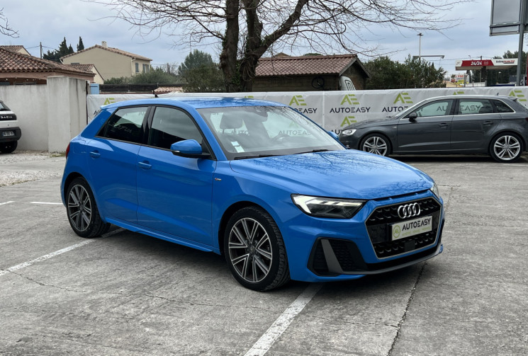 Audi A1 Sportback 30 TFSI 116 BVM6 S Line / Véhicule Français / Carplay / Radars AV AR 