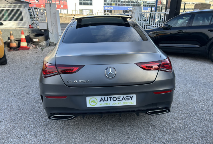 Mercedes CLA II COUPE 250 E 218 Ch AMG LINE 8G-DCT PACK PREMIUM PLUS * GRIS MAT * PACK  ECLAIRAGE