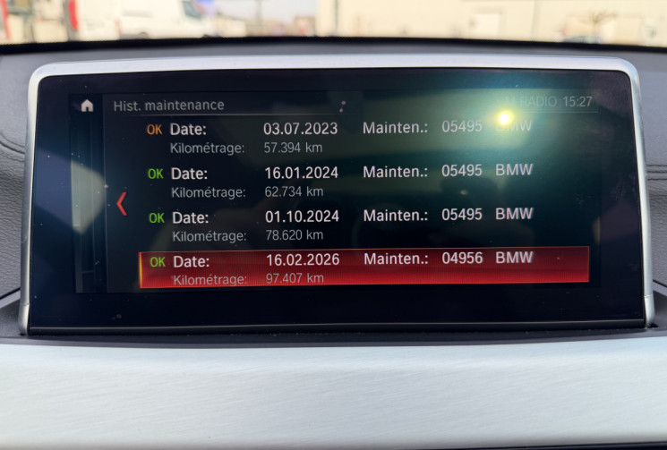 BMW X1 (F48) LCI sDrive 16Da 116ch DKG7 xLine / ENTRETIEN BMW / TOIT OUVRANT / HAYON ELECTRIQUE