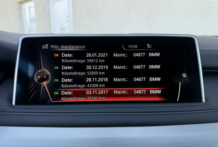 BMW X5 3.0 D 258 CH XLINE BOITE AUTO ENTRETIEN COMPLET BMW