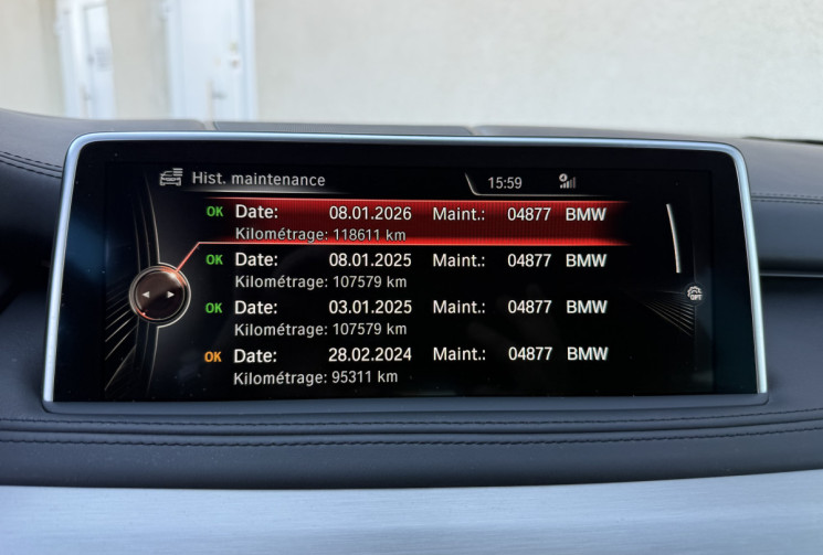 BMW X5 3.0 D 258 CH XLINE BOITE AUTO ENTRETIEN COMPLET BMW