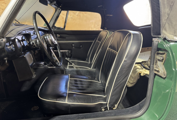 MG B DECAPOTABLE vert anglais + hardtop 